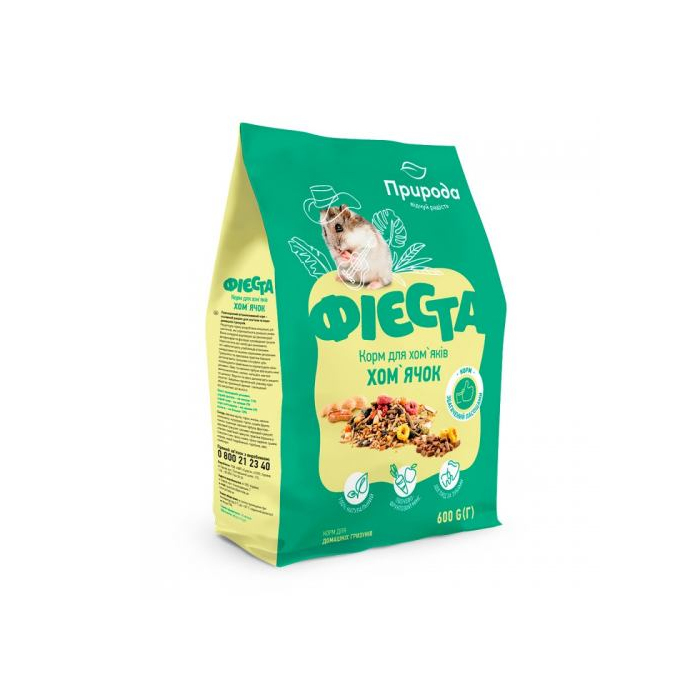 Корм Природа Фієста «Хом'ячок» для хом’яків,