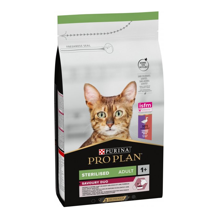 ProPlan Sterilised Adult 1+ Savoury Duo Duck Liver для котів з качкою та печінкою 1,5 кг