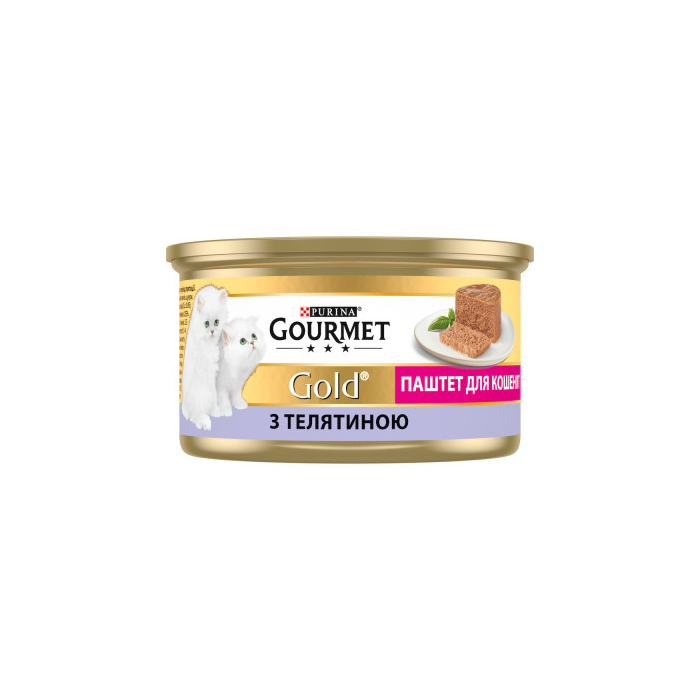 Gourmet Gold Pate Veal консерва для кошенят пашет з яловичиною