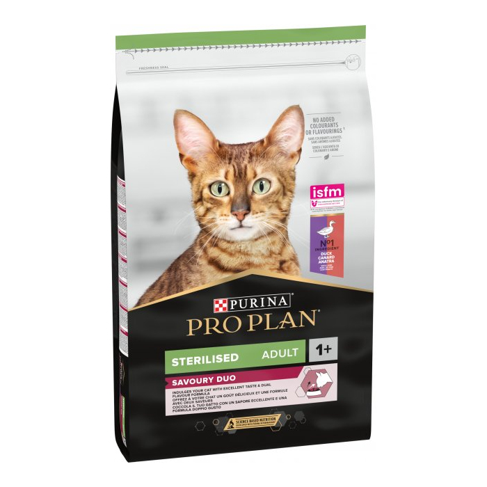 Pro Plan Cat Sterilised Adult Savoury Duo Duck and Liver для котів з качкою та печінкою