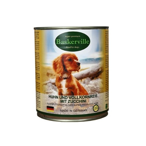 Baskerville Півень з рисом та цукіні