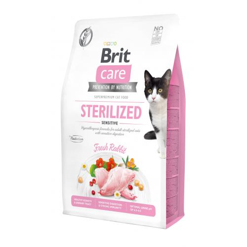 Сухий Корм Brit Care Cat GF Sterilized Sensitive