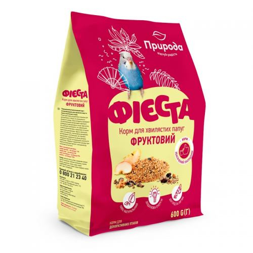 Природа Фієста Фруктовий для хвилястих папуг