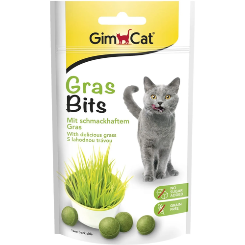 Ласощі GimCat для котів ГімКет ГрасБітс таблетки  арт.417653 / 417271 G-417653/417271