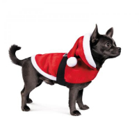 Попона Pet Fashion «Santa» для собак, размер M,красная
