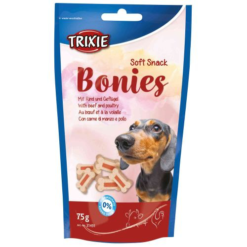 Ласощі Trixie Bonies для собак з яловичиною та індичкою