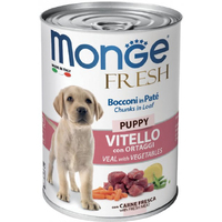 Monge DOG Can FRESH Puppy Veal консерва для собак з телятиною та овочами