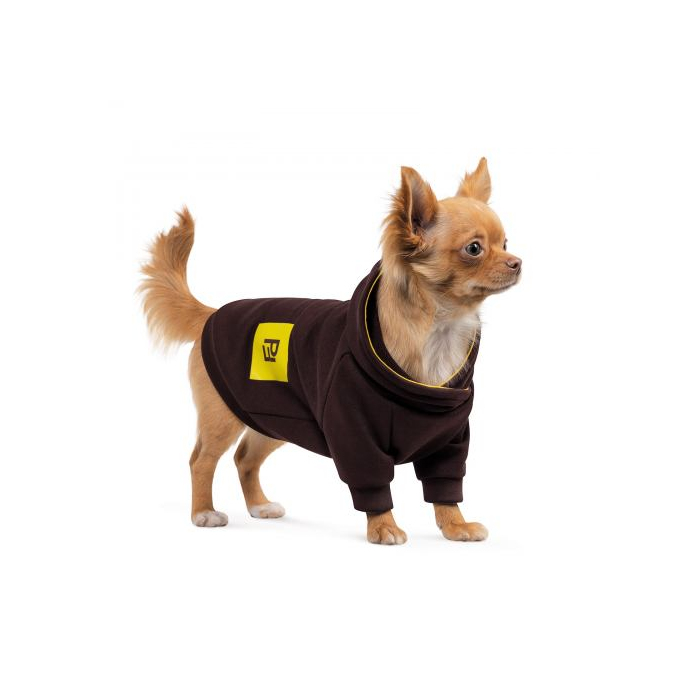 Толстовка Pet Fashion Megan шоколадна для дівчинки розмір S