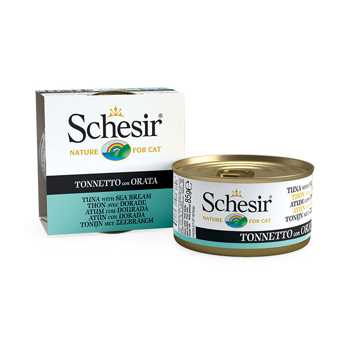 Schesir Tuna with Dorada консерви для котів тунець з дорадою