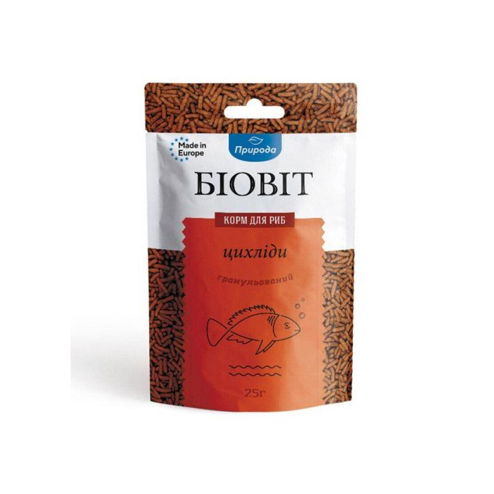 Природа Біовіт Цихліди корм для риб  гранульований