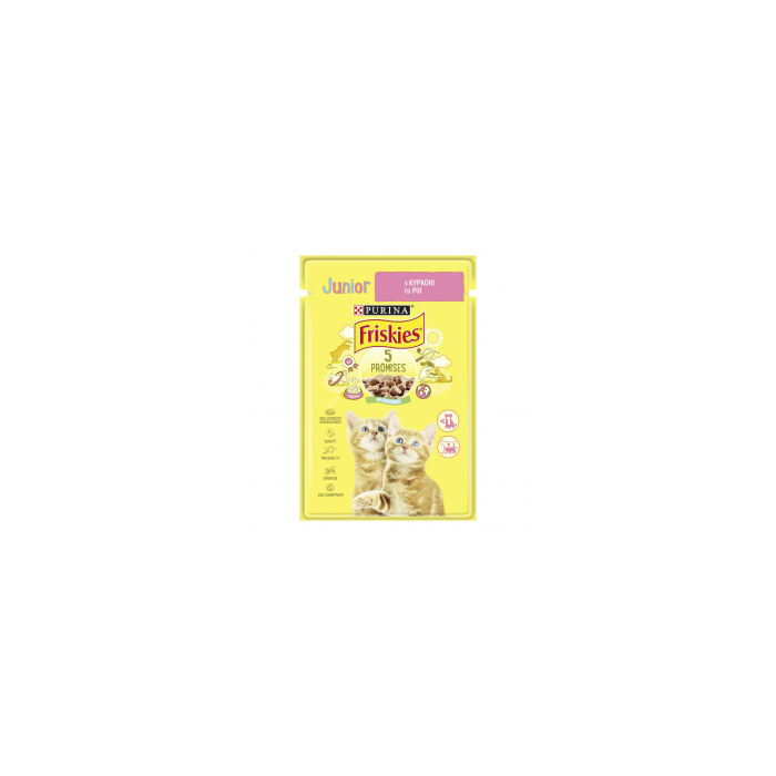 Friskies Junior для кошеня, шматочки з куркою, пауч 26х 2309101100