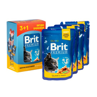 Brit Premium CAT pouch 3+1 Salmon and Trout з лососем і фореллю