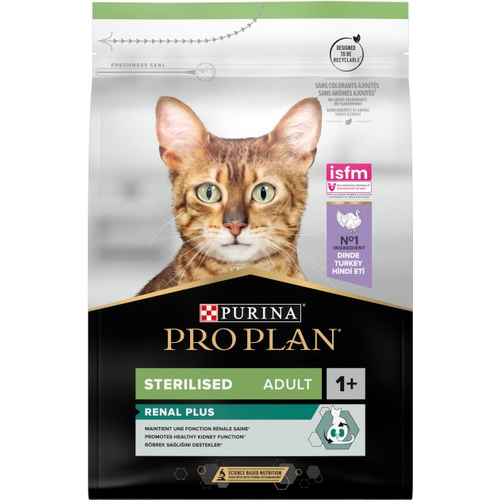 ProPlan Sterilised Adult 1+ Renal Plus Turkey для стерилізованих котів з індичкою