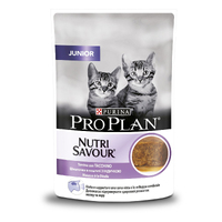 ProPlan CAT Pouch Kitten Healthy Start Turkey вологий кормдля кошенят і юніорів зі шматочками індички в паштеті