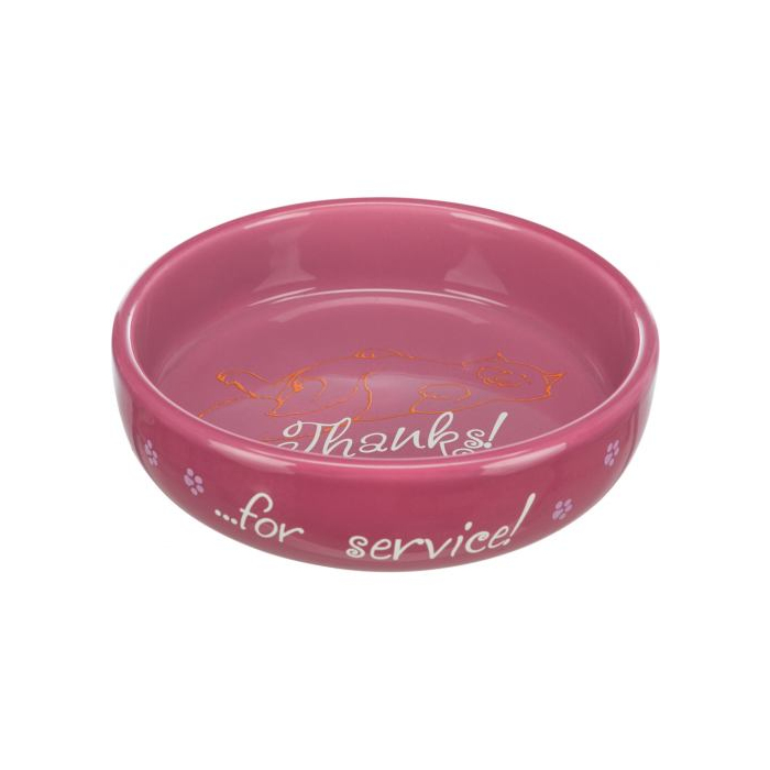 Миска Trixie для котів коротконосих порід керамічна 15см 300мл