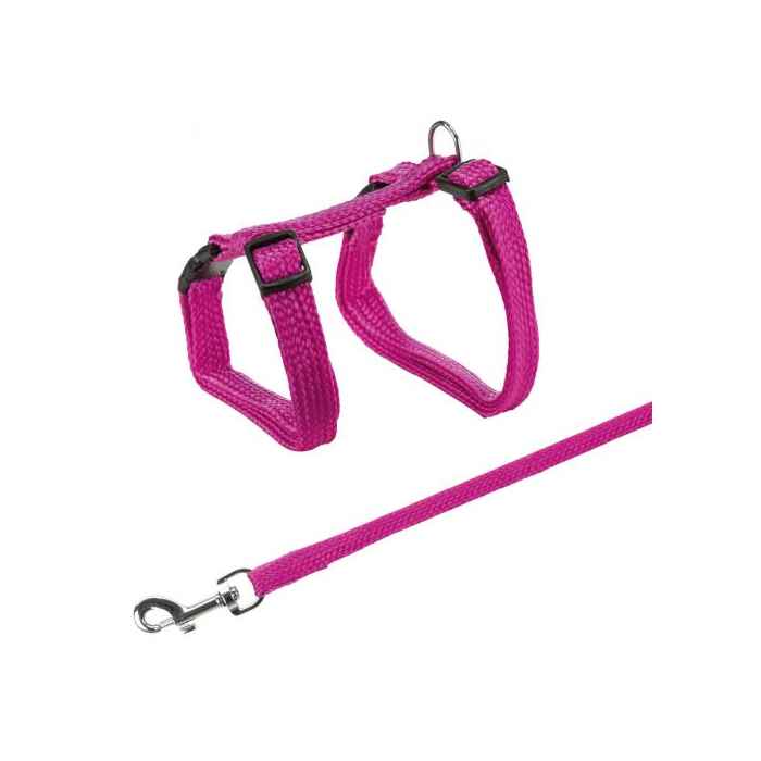 Шлейка з повідцем Trixie для котів нейлон 22–42см 10 мм