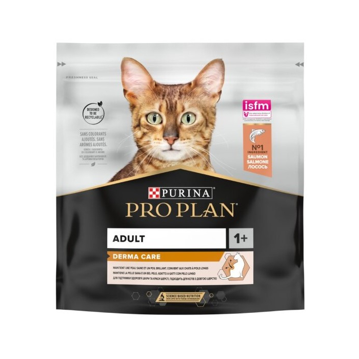 ProPlan CAT Adult 1+ Derma Care (ELEGANT) Salmon для котів з чутливою шкірою з лососе 0,4кг