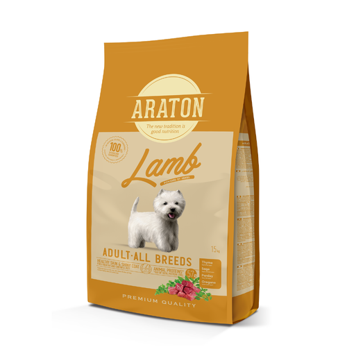 ARATON DOG Adult All Breeds Lamb для дорослих собак всіх порід з ягням