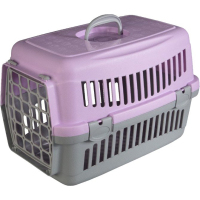 Переноска AnimAll сіро-фіолетова для собак і котів