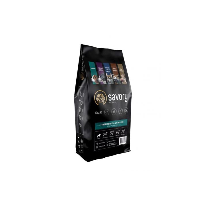 Savory Puppy rich in Fresh Turkey and Chicken