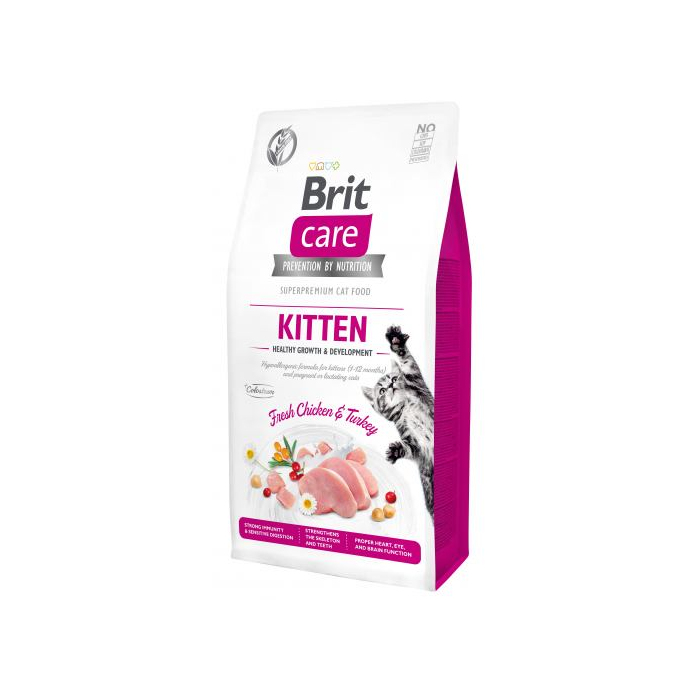 Сухий Корм Brit Care Cat GF Kitten HGrowth & Development