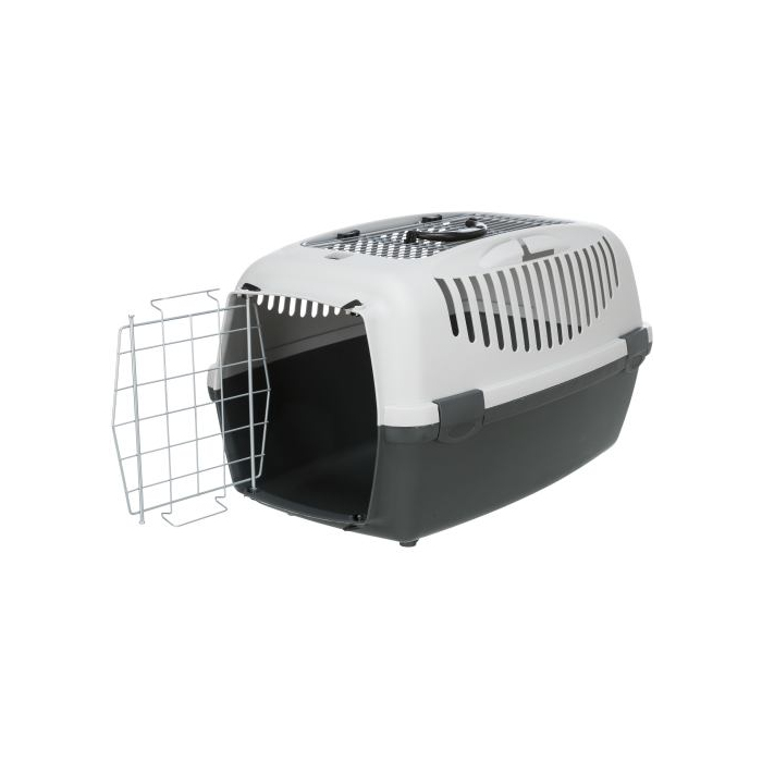 Переноска Trixie Capri 3 Open Top сіра для тварин до 12кг S 40х38х61см