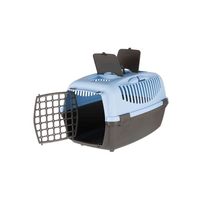 Переноска Trixie для собак і котів Capri 3 пластикова синя до 12кг