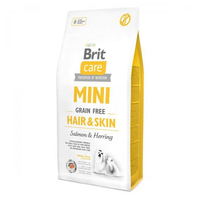 Brit Care GF Mini Hair & Skin для собак мініатюрних порід для шкіри та шерсті з лососем та оселедцем, 2кг