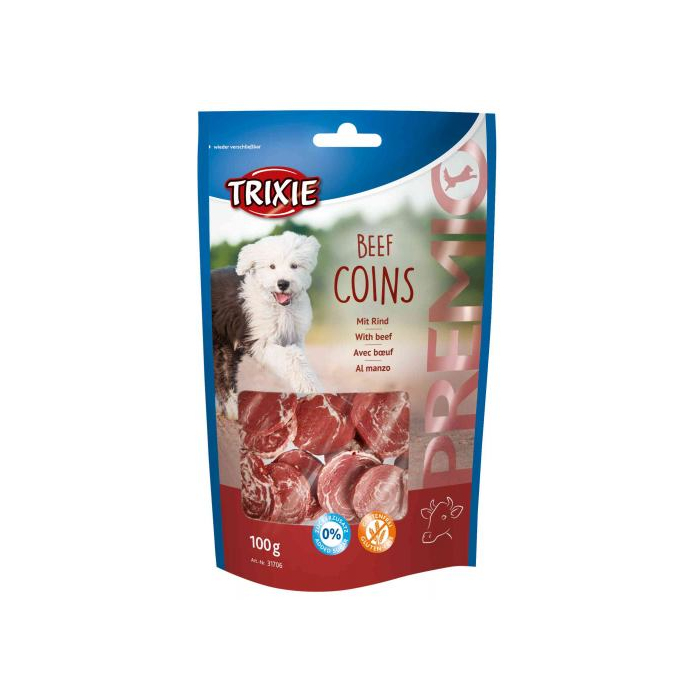 Ласощі Trixie Premio Beef Coins для собак яловичина