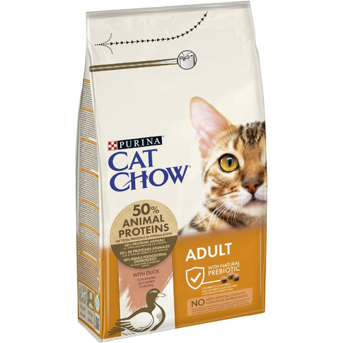 Cat Chow Adult Duck з качкою, сухий корм 1,5кг