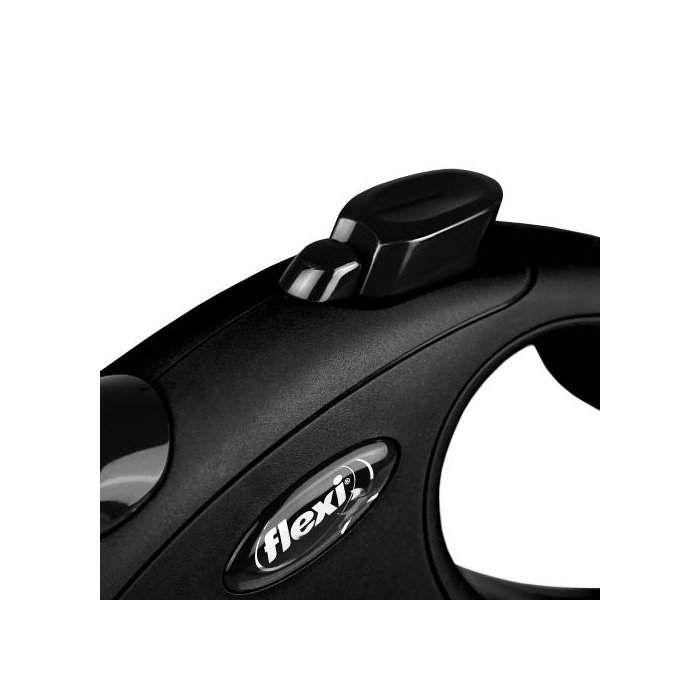 Рулетка Flexi для собак NEW CLASSIC стрічка чорний L 5м