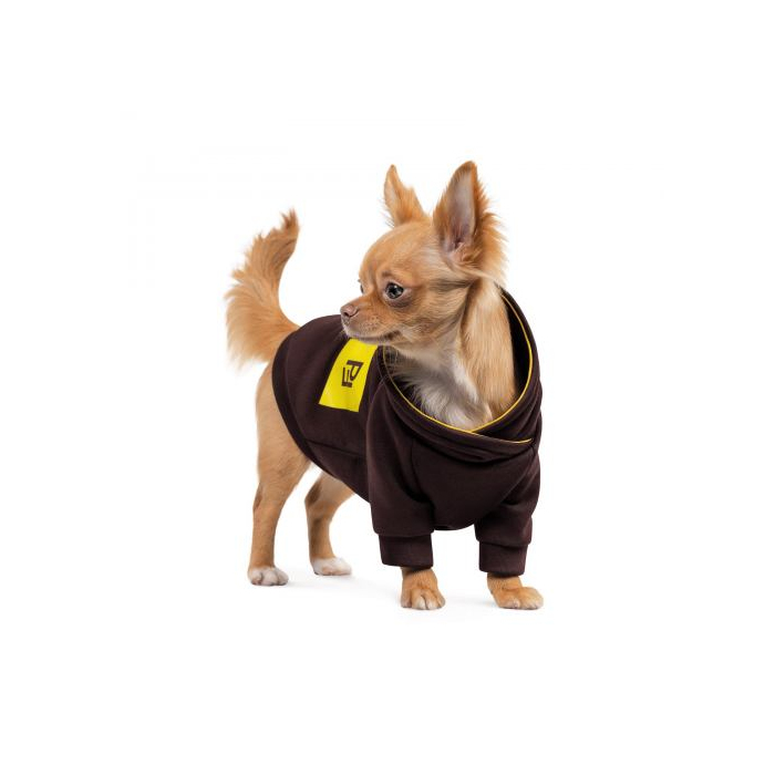 Толстовка Pet Fashion Megan шоколадна для дівчинки розмір S