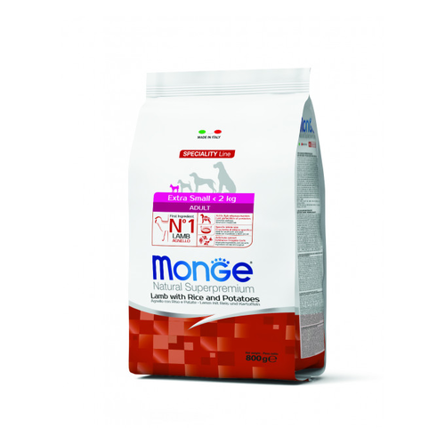 Monge dog extra small with Lamb