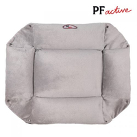 Лежак-трансформер Pet Fashion Simon сірий та чорний для собак 54х66х20см