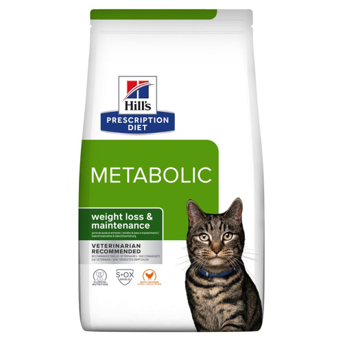 Hill's CAT PD Metabolic для котів підтримка оптимальної ваги, куркою