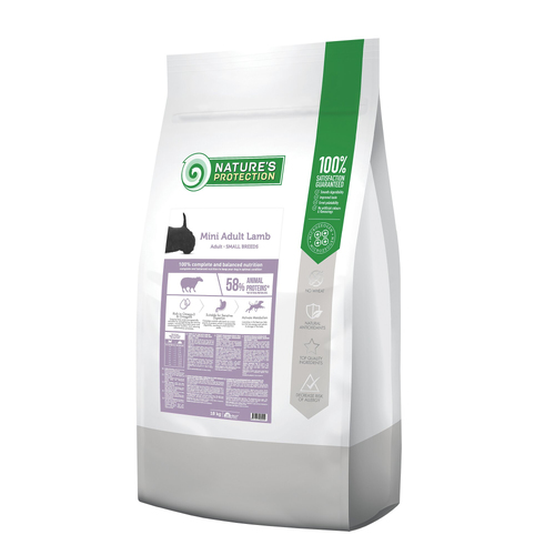 Nature's Protection DOG Mini Adult Small Breeds Lamb для собак малих порід з ягнятиною