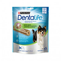 Purina DentaLife Medium. Ласощі для підтримки здоров'я порожнини рота дорослих собак середніх порід. 6x115g