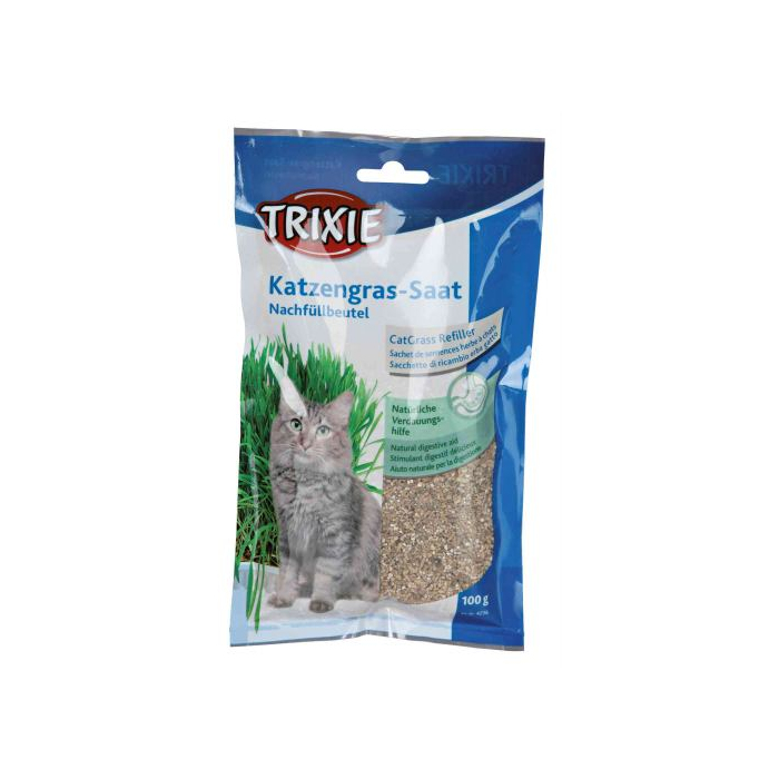 Трава CAT Trixie для котів насіння ячменю пакет