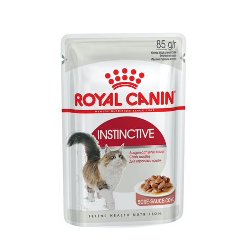 Royal Canin CAT Pouch Instinctive In Gravy вологий корм для котів шматочків в соусі