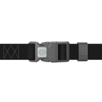 Шлея для собак WAUDOG Waterproof Н-подібна чорна з QR паспорто пластикова пряжка-фастекс S