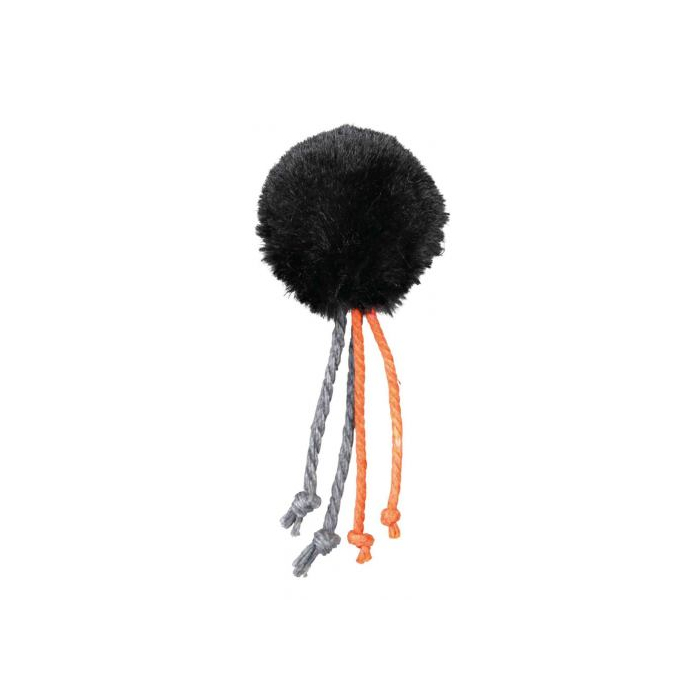 Іграшка Trixie для котів М`ячик хутровий з пером 4см 1шт 4126