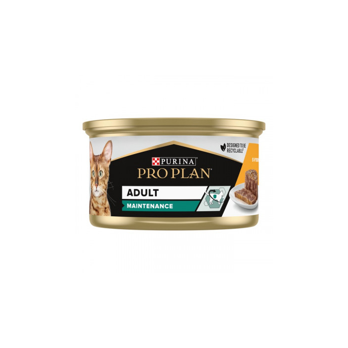 Pro Plan Adult, паштет, з куркою, консерва 24х