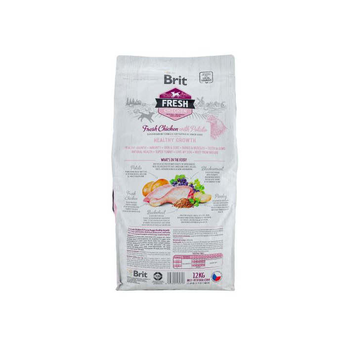 Cухий корм Brit Fresh Chicken and Potato Puppy для цуценят