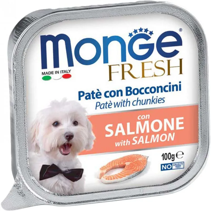 Monge DOG Fresh Adult Salmon паштет для собак з лососем