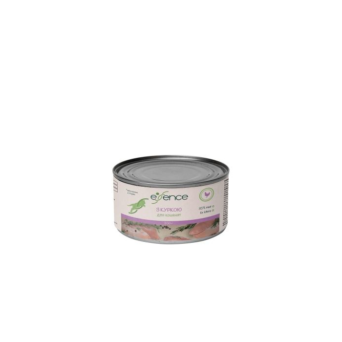 Вологий корм Essence для кошенят, з куркою,