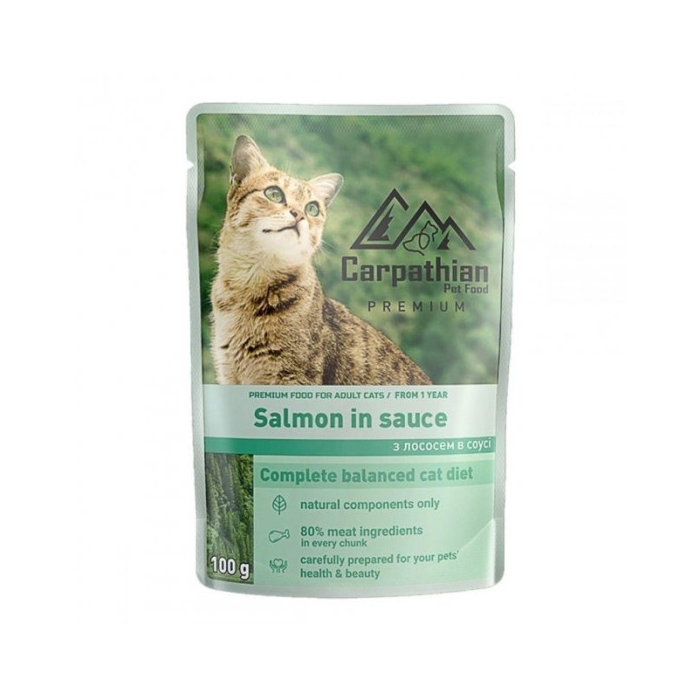 Carpathian CAT Pouch лосось у соусі