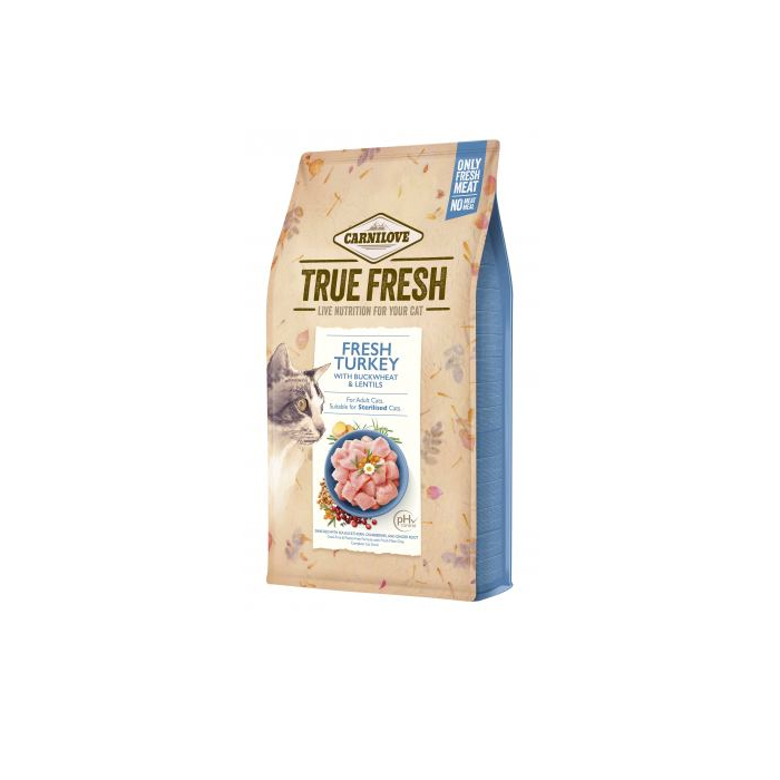 Carnilove True Fresh CAT Turkey для котів зі свіжою індичкою 1,8 кг
