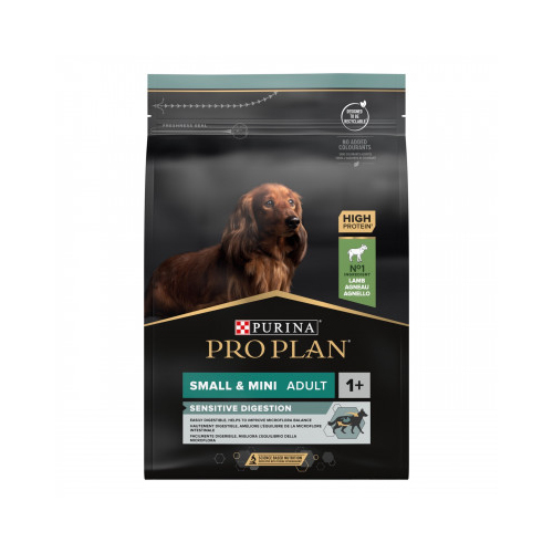ProPlan DOG Small&Mini Adult Sensitive Digestion Lamb для собак малих порід із чутливим травленням з ягням