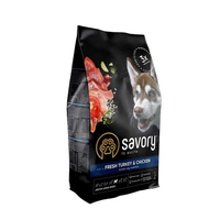 Корм Savory Junior Large rich in Fresh Turkey and Chicken