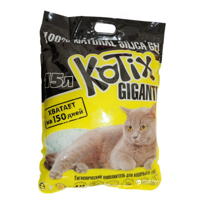 Kotix наповнювач селікогелевий без запаху 5л (2,2кг)